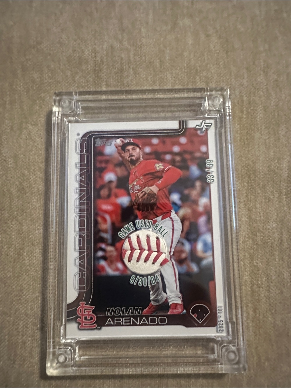 Topps Red St. Louis Cardinals Nolan Arenado Card
